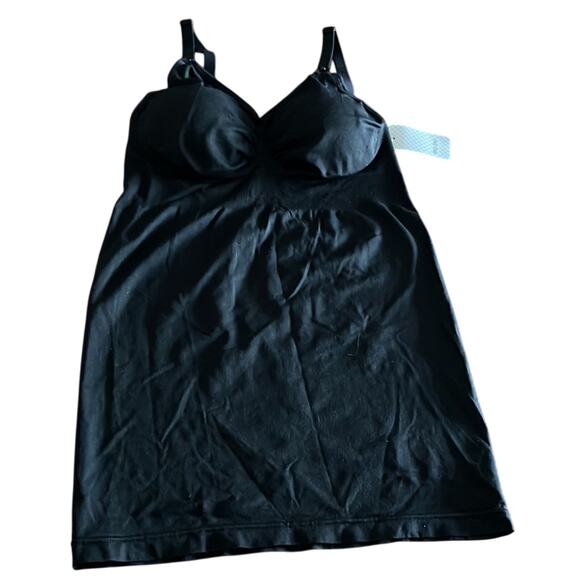 BRLIDO Black Camisole Nursing Bra Tank Top NWT Woman Maternity Size Large - Picture 2 of 8